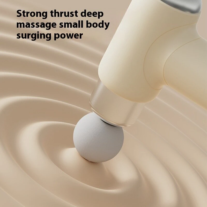 (image for) COSHARE Mini Muscle Massage Gun Portable Fascia Gun Electric Massage Gun 6-Speed Adjustable Fitness Muscle Relaxation Massager